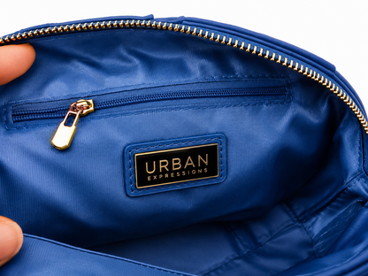 Cobalt Weave Crossbody